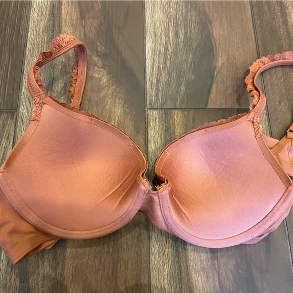 Aerie Real Sunnie Lace Bra - Orange/Rust - Picture 10 of 10